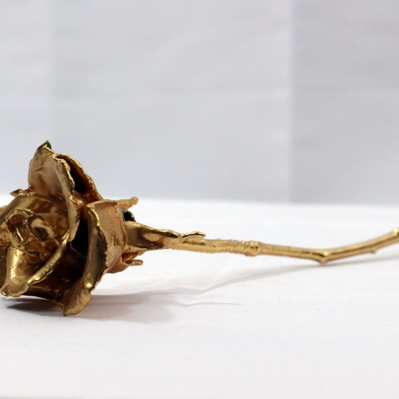 24K Gold Dipped Real Rose - Picture 7 of 7